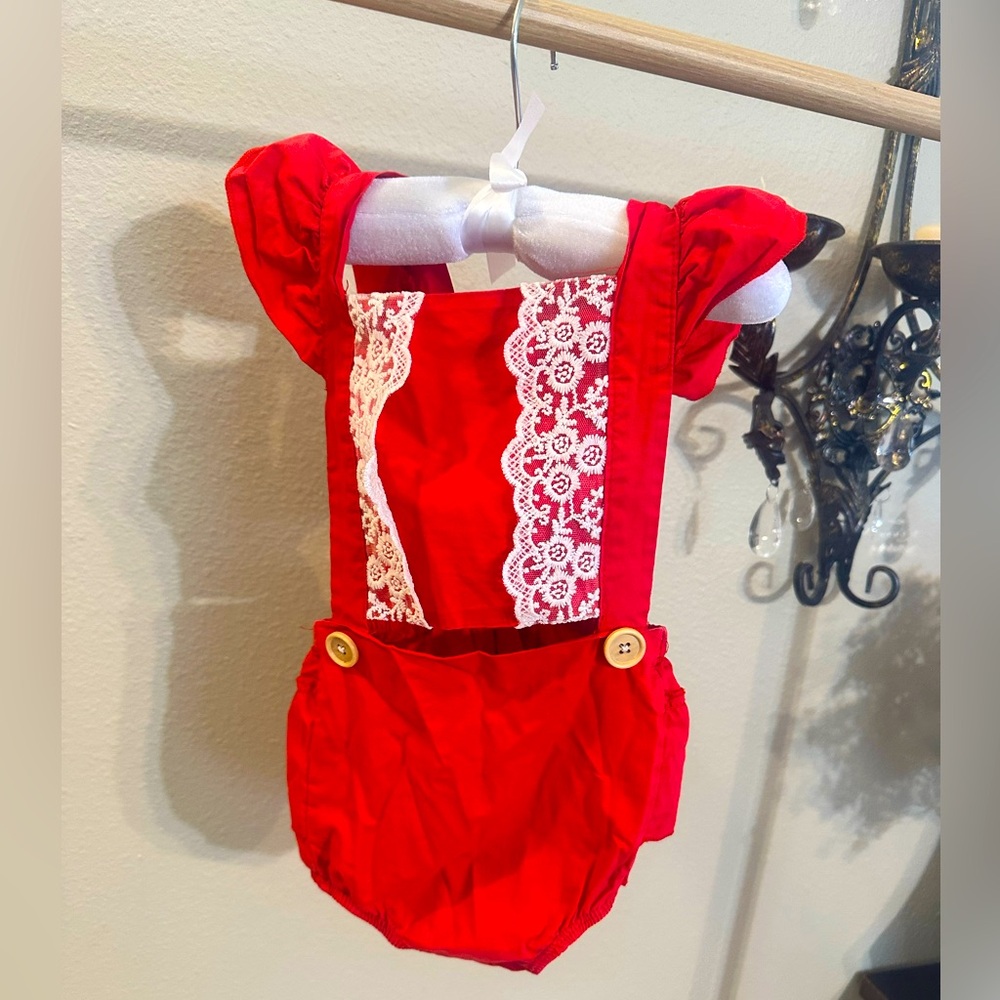 Red One-Piece 9-12M